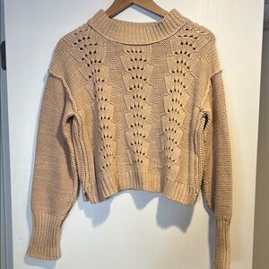 Free People Tan Sweater
